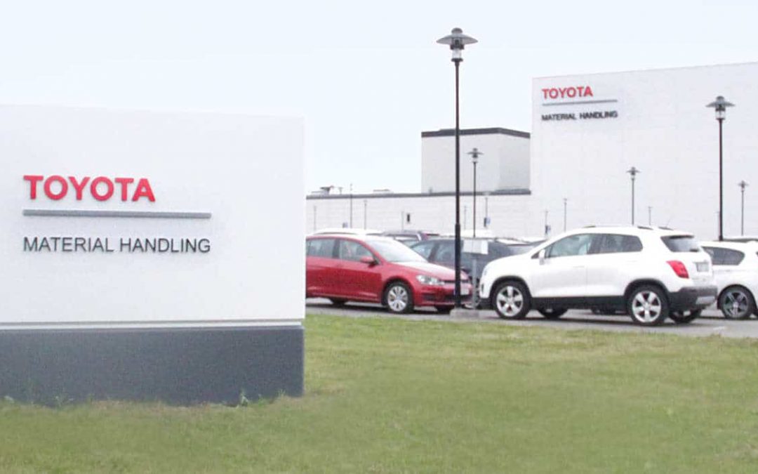 Ahorro de aguga y Reduccion de CO2 en taller de pintura fabrica Toyota Material Handling